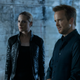 Dolores (Evan Rachel Wood) and Caleb (Aaron Paul) stare at something, I dunno.